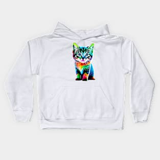 Cute kitten Kids Hoodie